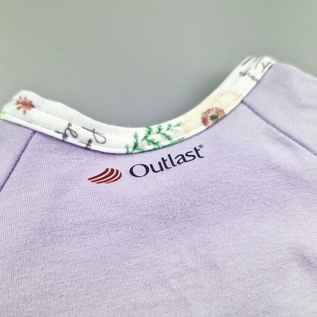 Overal tenký krátký Outlast® - sv.fialová 74