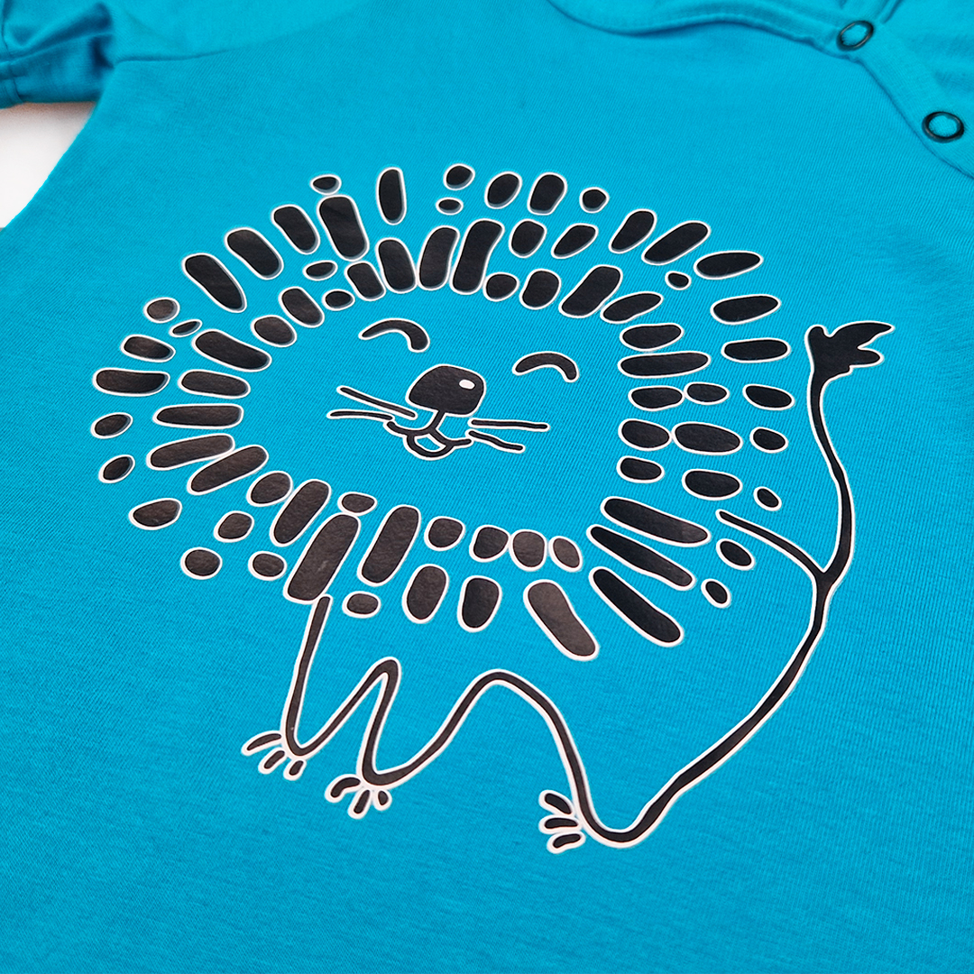 Overal tenký krátký Outlast® - azurová 86