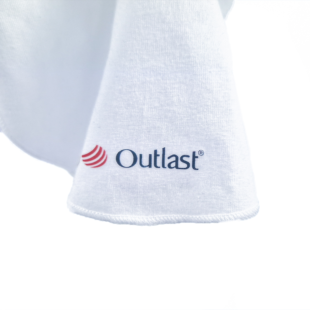 Kšiltovka tenká pirát Outlast® - bílá/pruh bíločerný 2 | 39-41 cm