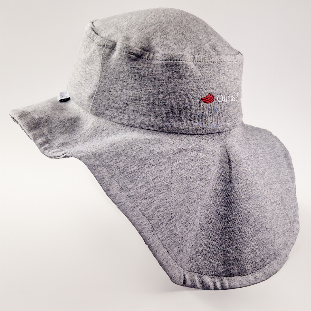 Klobouk tenký Outlast® - šedý melír 4 | 45-48 cm