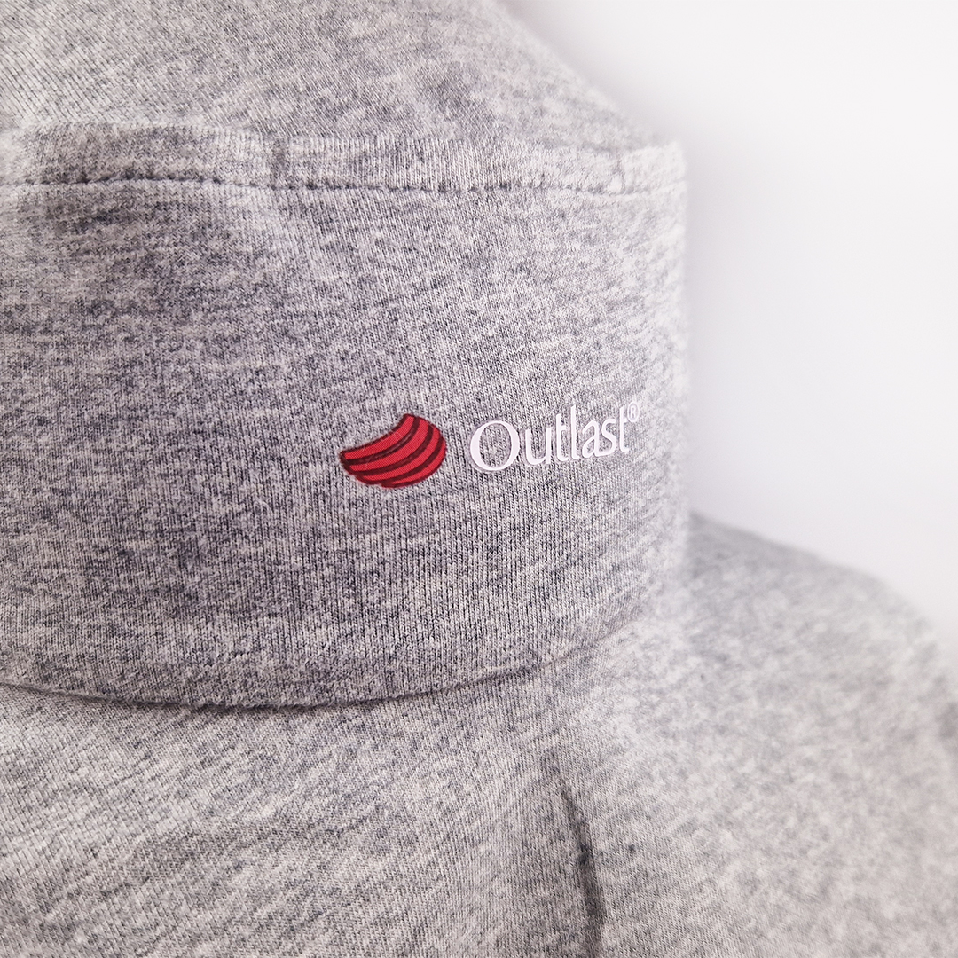 Klobouk tenký Outlast® - šedý melír 4 | 45-48 cm