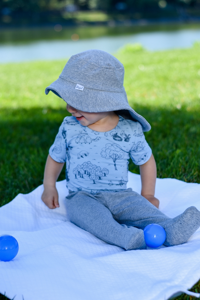 Klobouk tenký Outlast® - šedý melír 4 | 45-48 cm