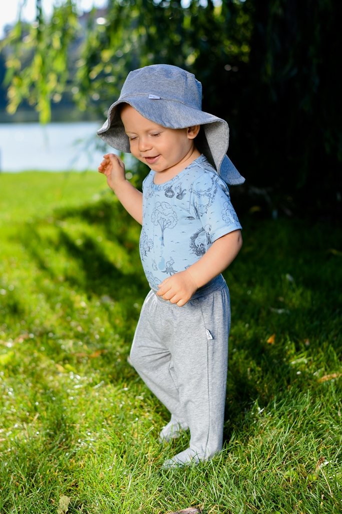 Klobouk tenký Outlast® - šedý melír 4 | 45-48 cm