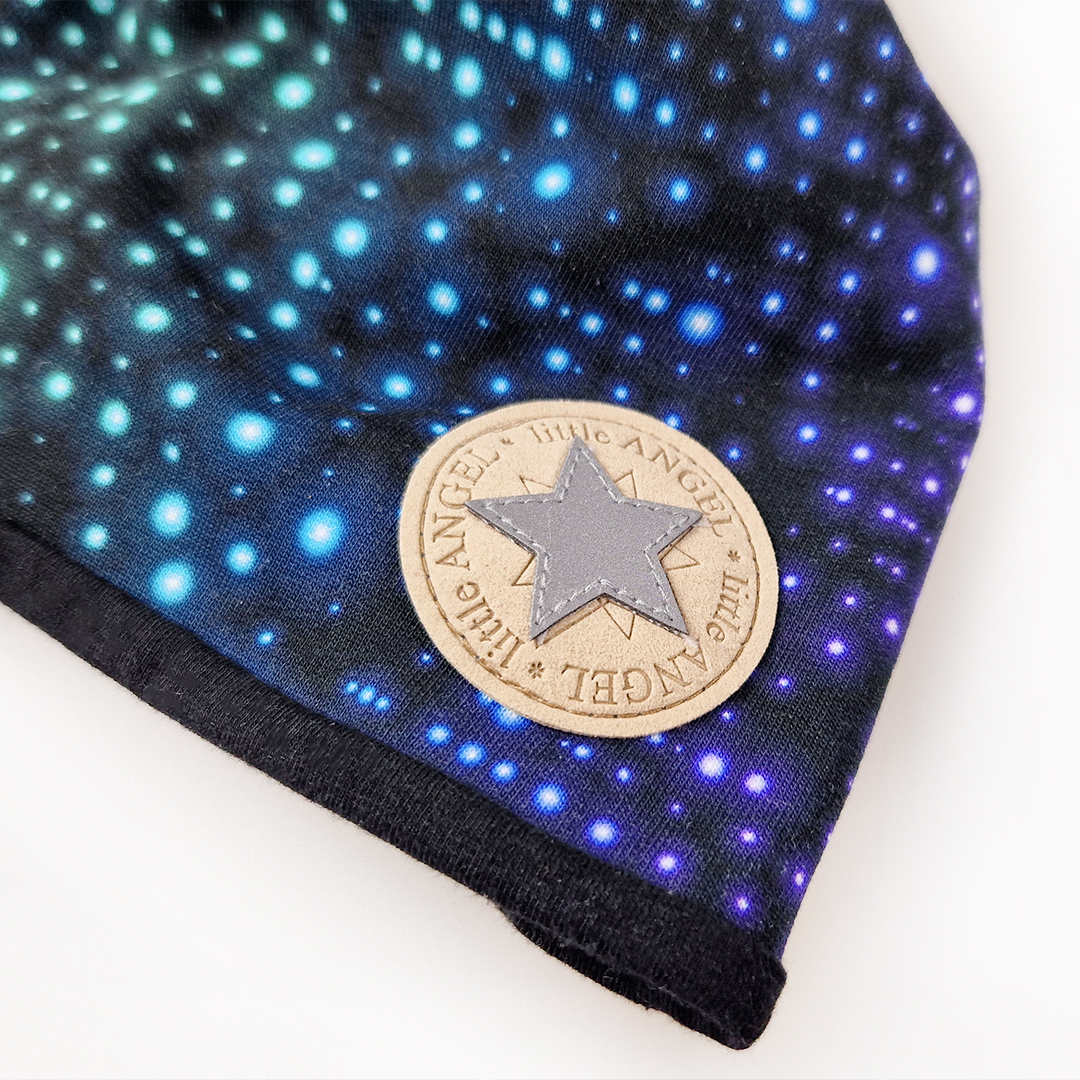 Čepice podšitá Outlast® - puntík neon/černá 4 | 45-48 cm