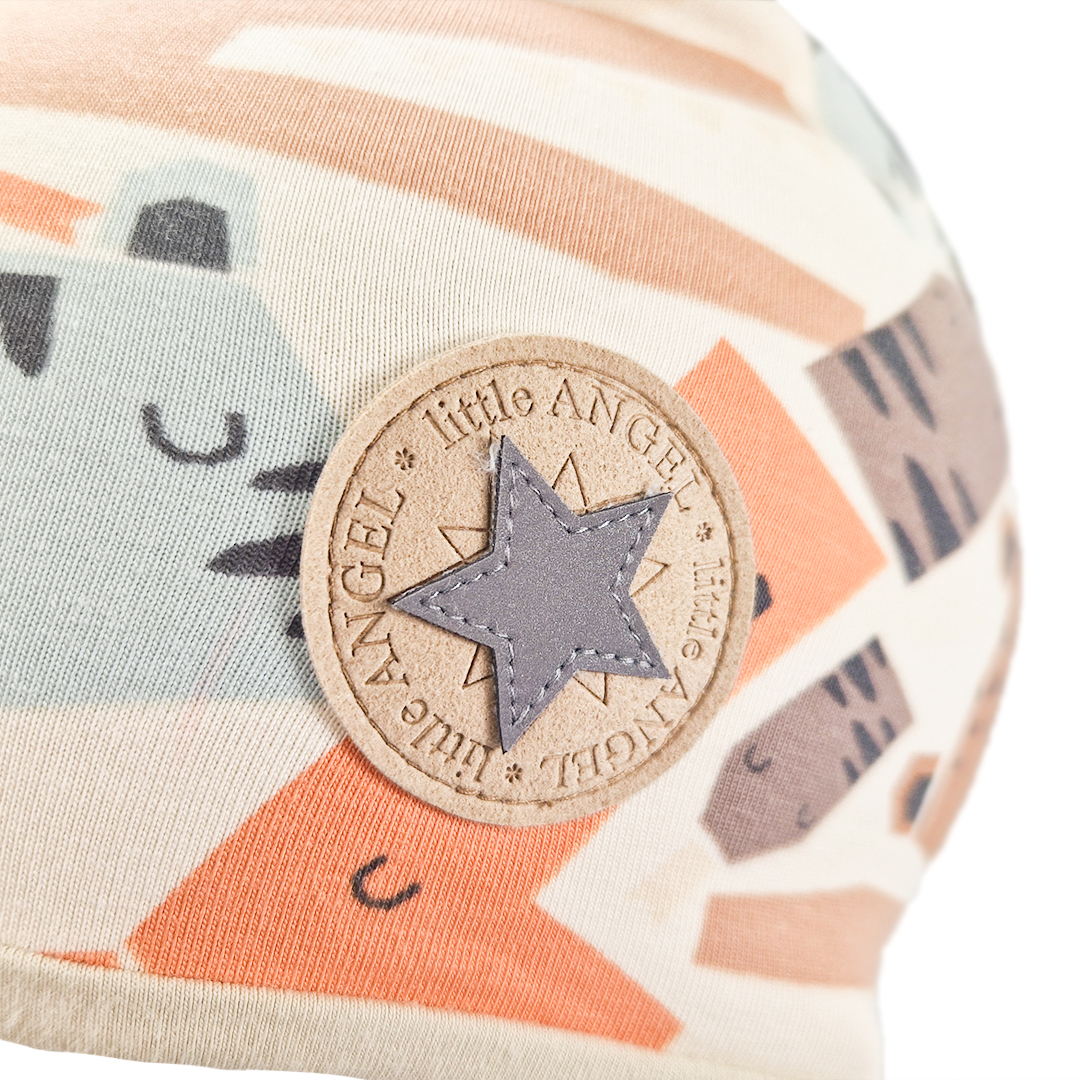 Čepice podšitá Outlast® - zvířátka barevná/sv.béžová 6 | 54-57 cm