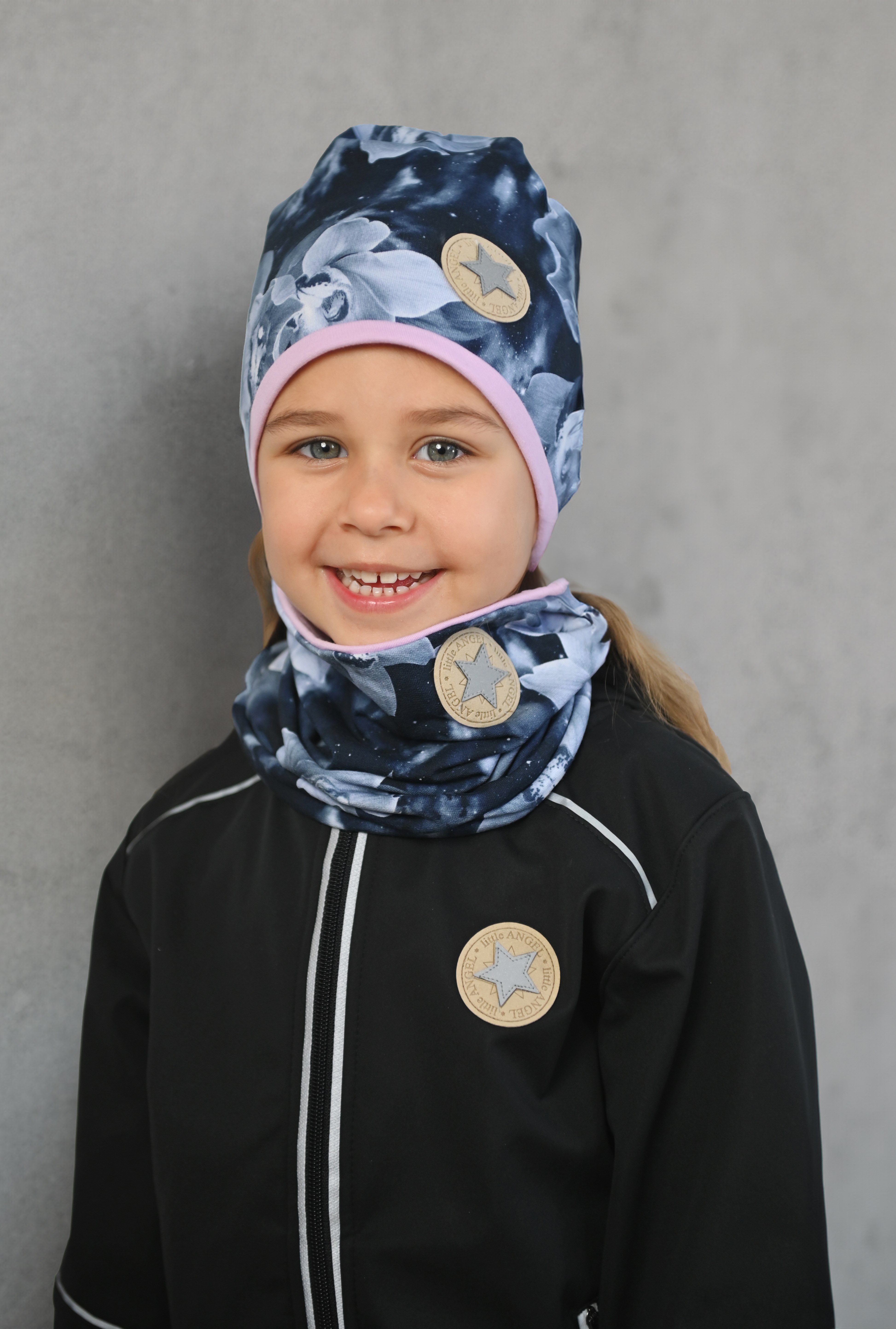 Nákrčník podšitý Outlast® - orchidej/levandulová UNI