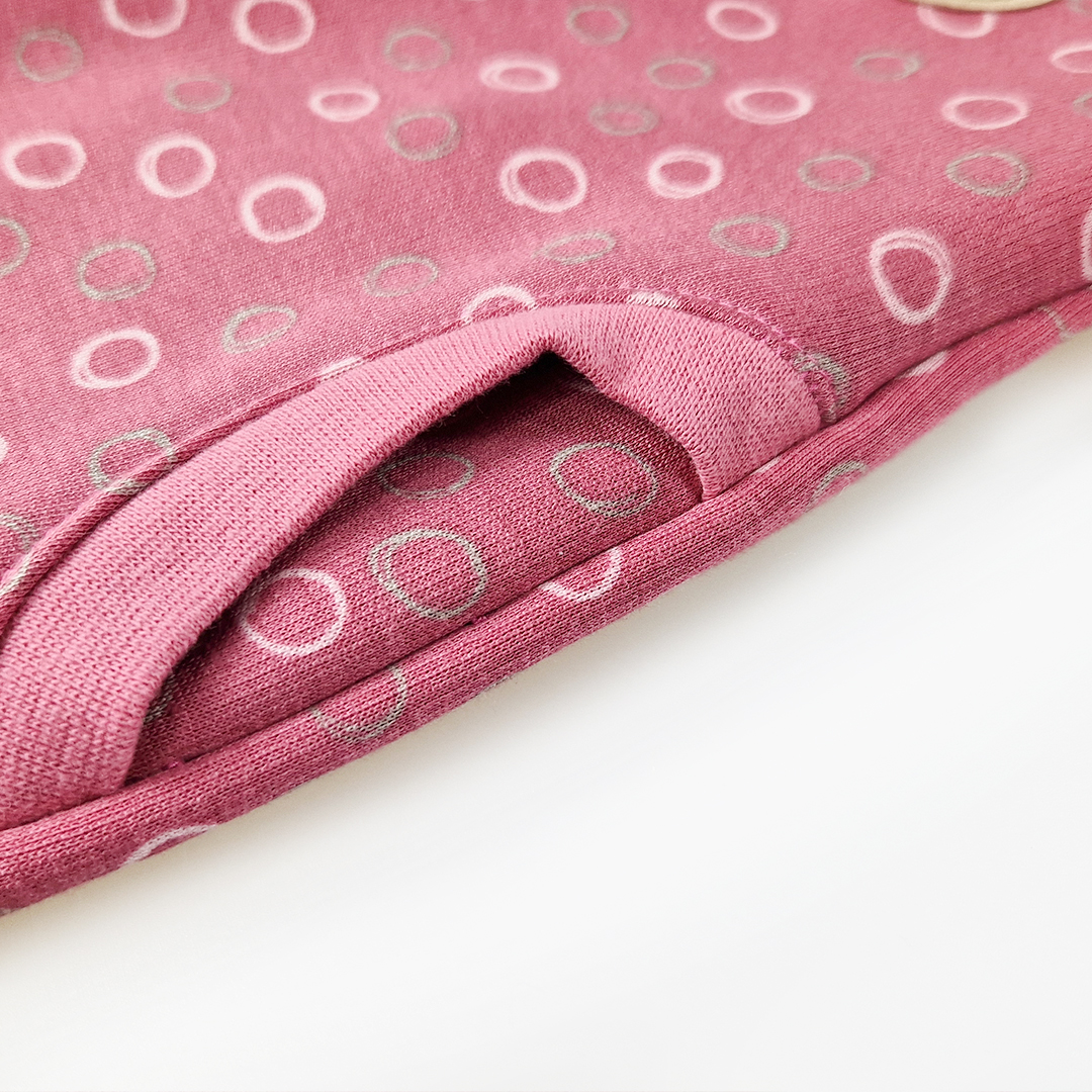 Mikina hřejivá rozepínací - růžová 80