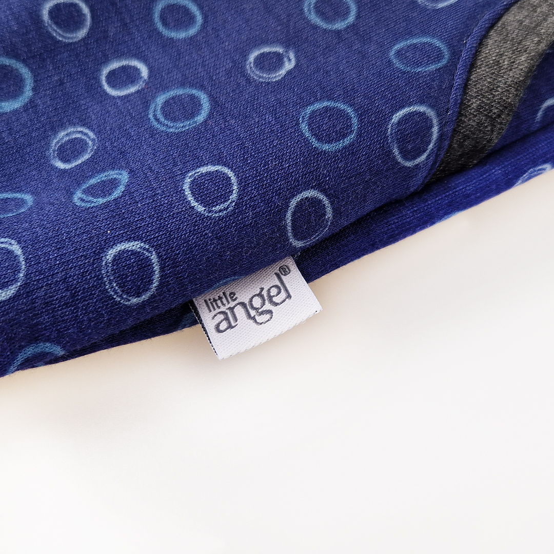 Mikina hřejivá rozepínací - modrá 80