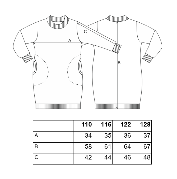 Šaty mikinové hřejivé - růžová lesk 116