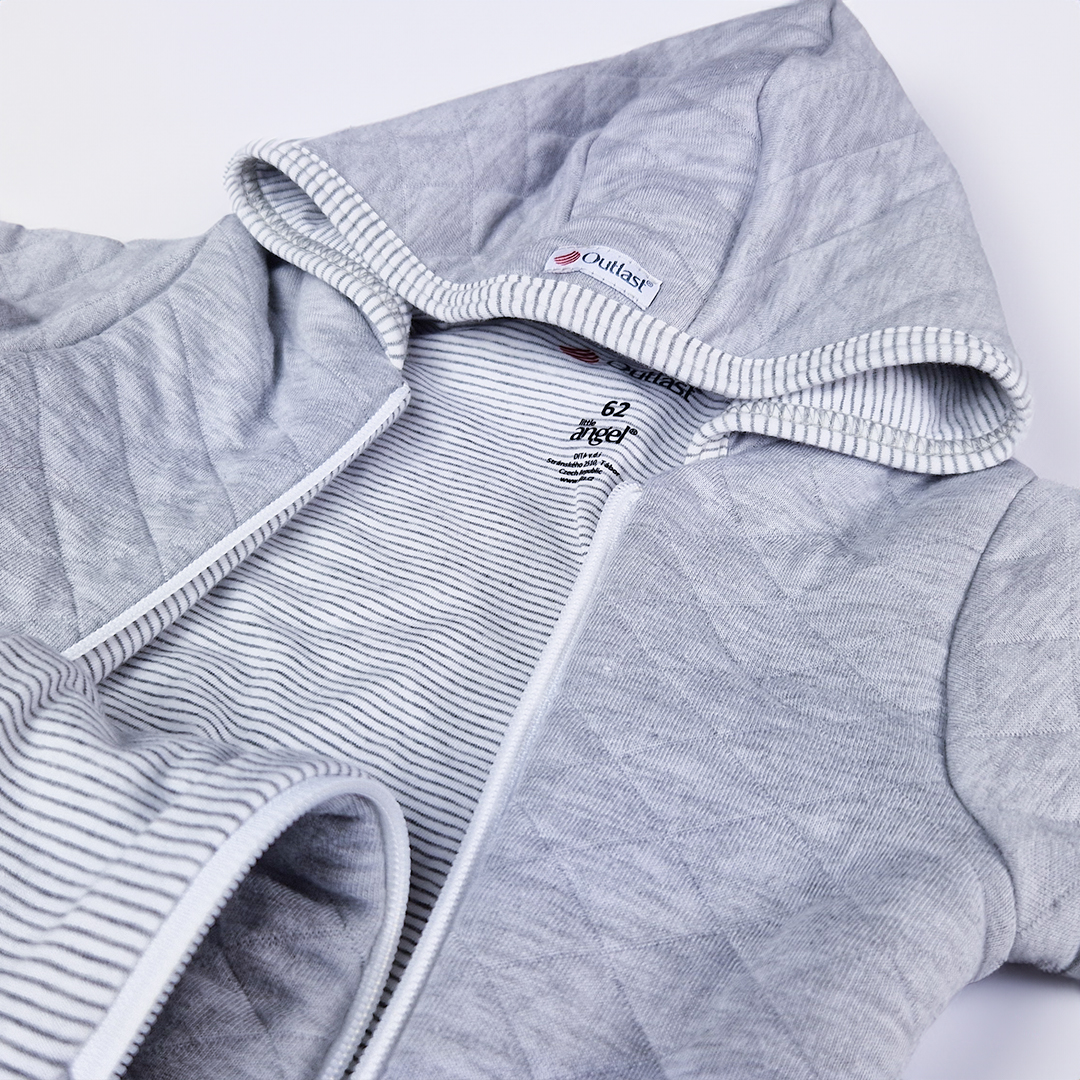 Overal podšitý Outlast® - sv.šedý melír 62