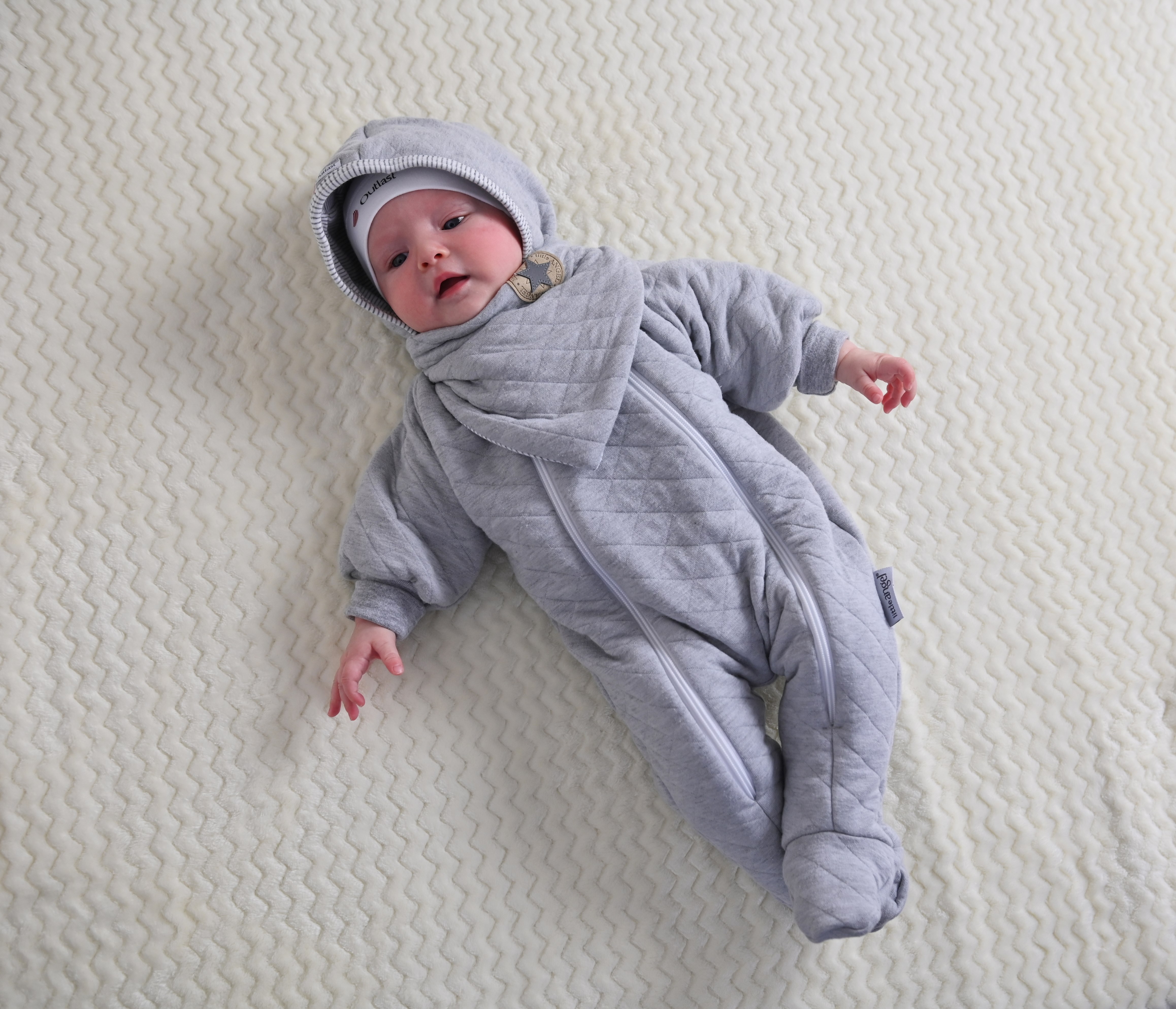 Overal podšitý Outlast® - sv.šedý melír 62