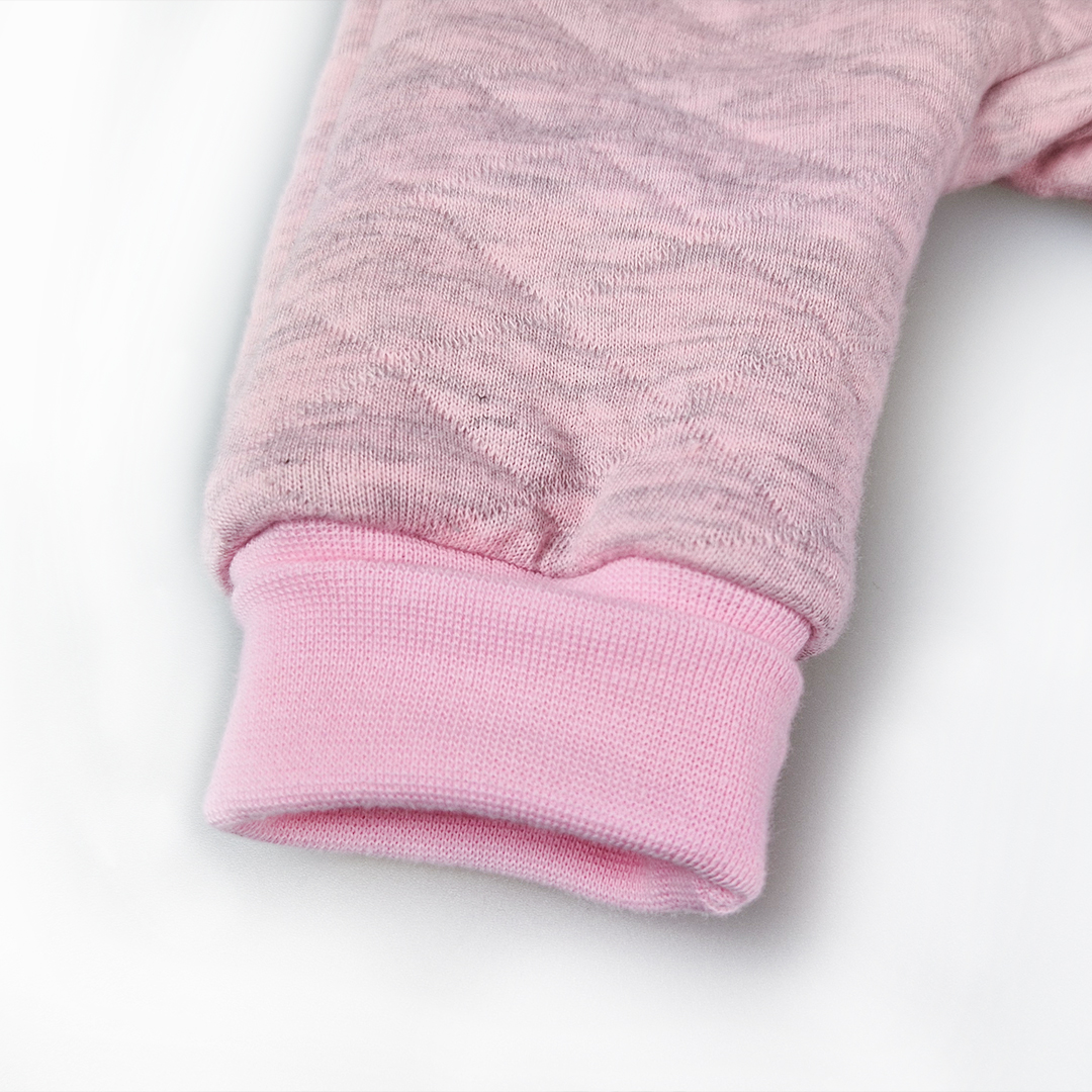 Overal podšitý lem Outlast® - sv.růžový melír 62