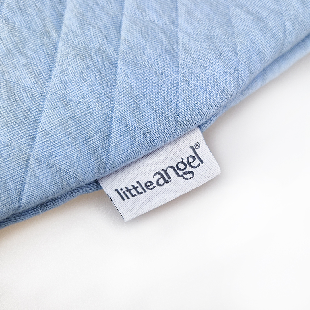 Overal podšitý lem Outlast® - sv.modrý melír 80