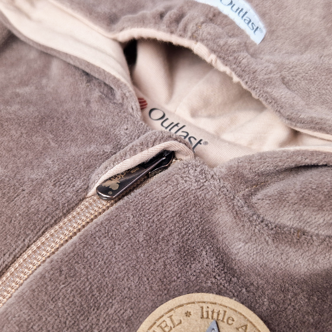 Mikina NICKI kapuce Outlast® - sv.hnědá 98