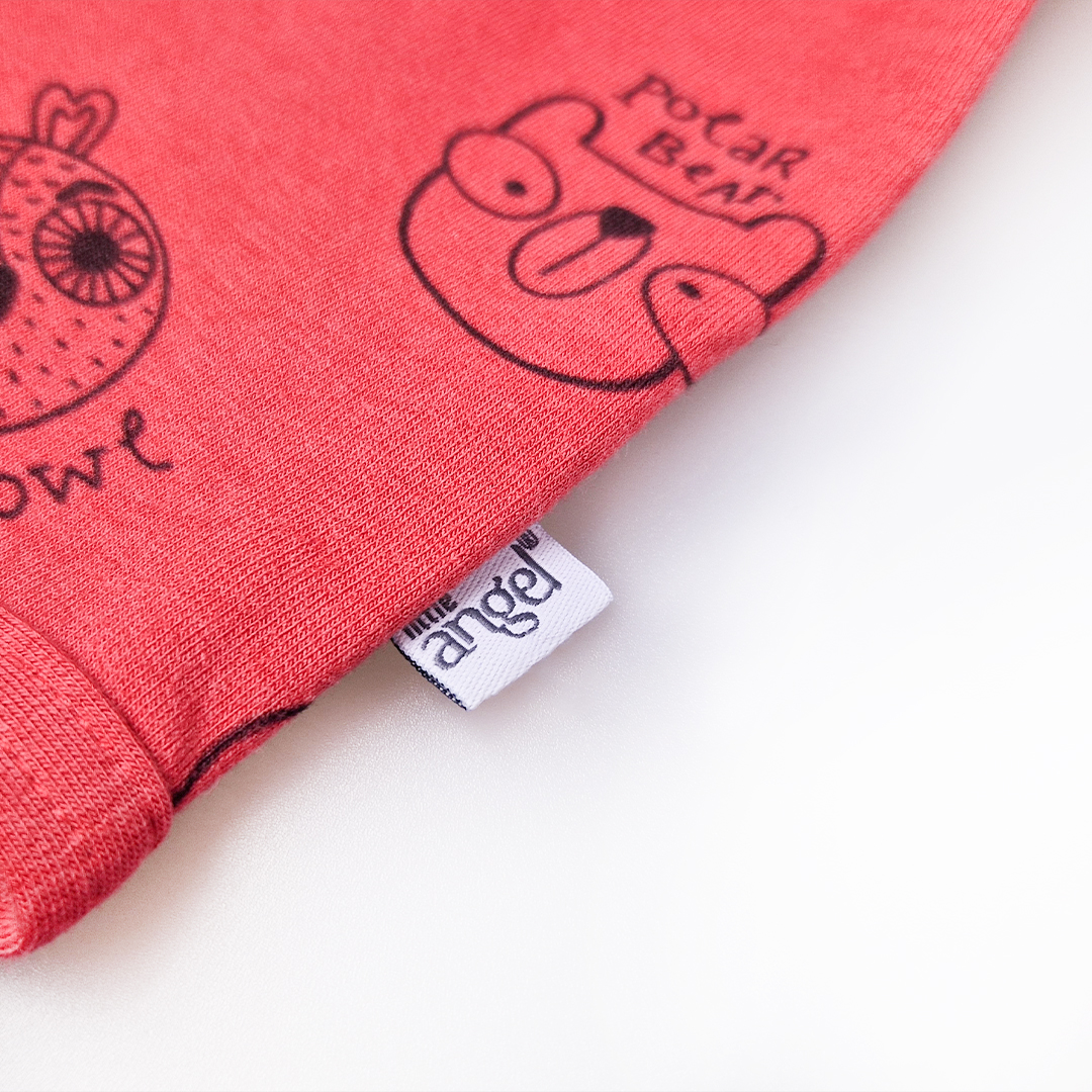 Body smyk TISK Outlast® - cihlová zvířátka/cihlová 74