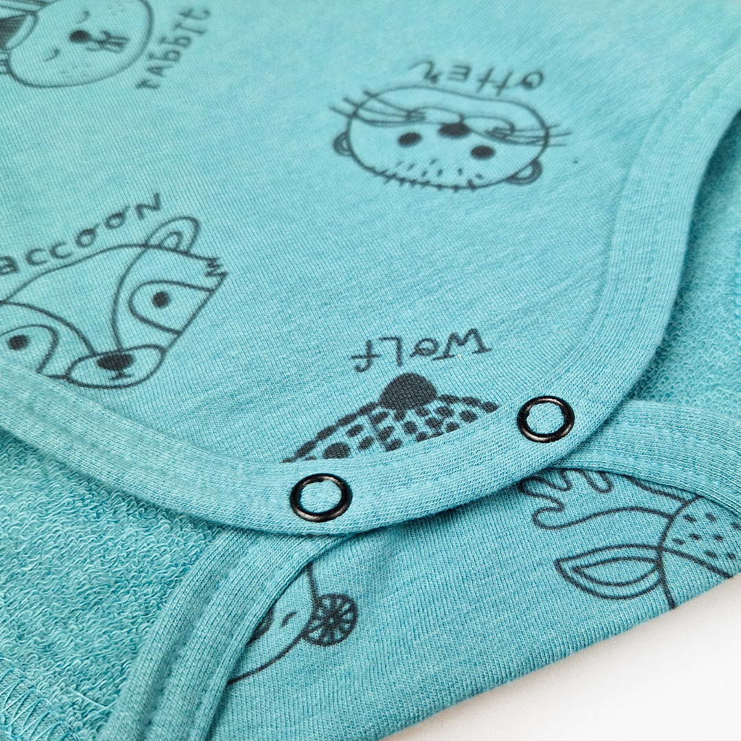 Body smyk TISK Outlast® - tm.tyrkys zvířátka/tm.tyrkys 68