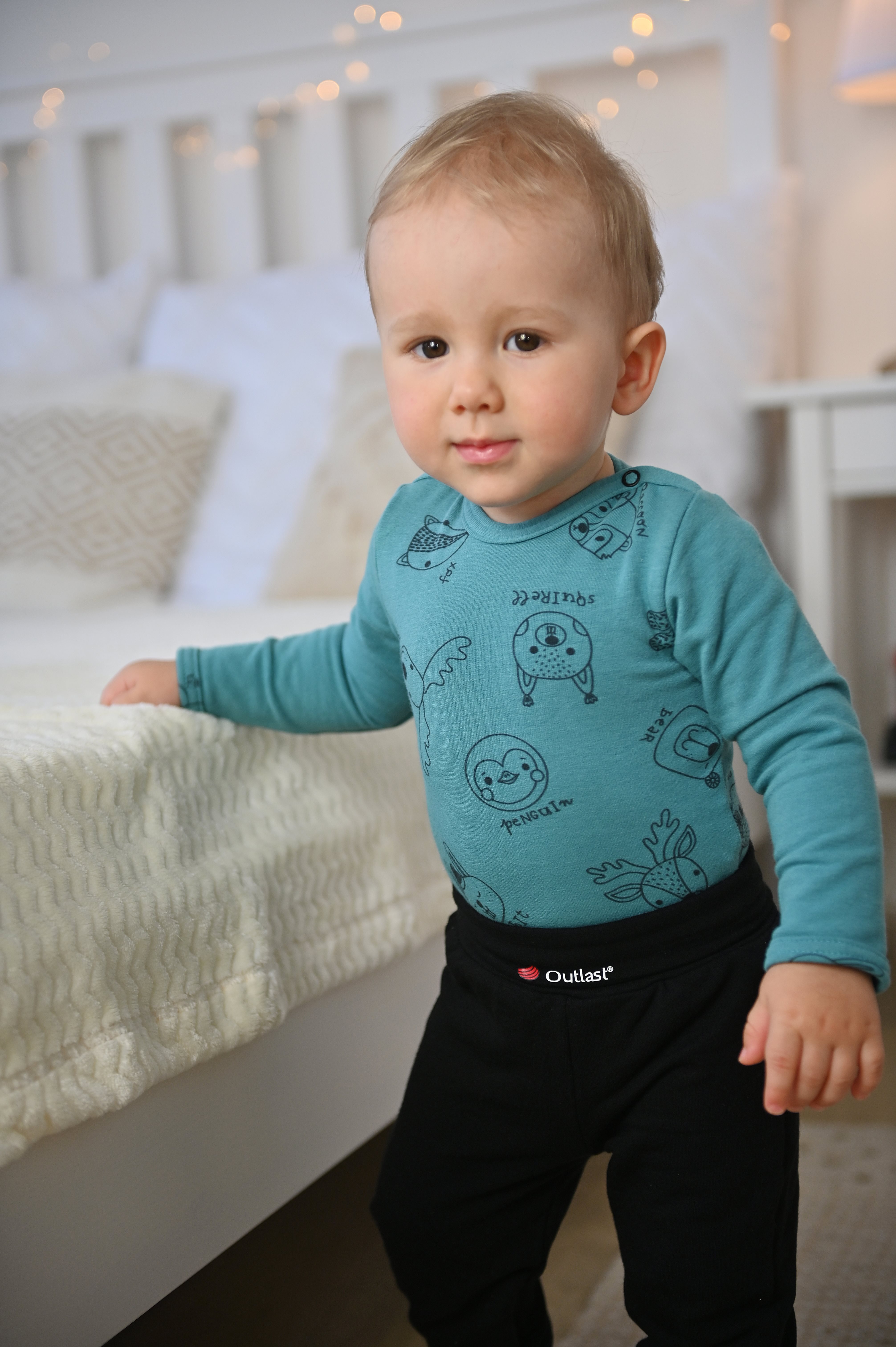 Body smyk TISK Outlast® - tm.tyrkys zvířátka/tm.tyrkys 68