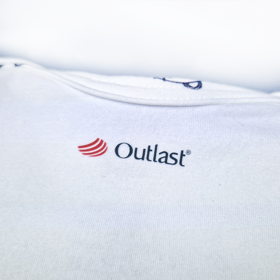 Body smyk obrázek TISK Outlast® - bílá/bílá zvířátka 74