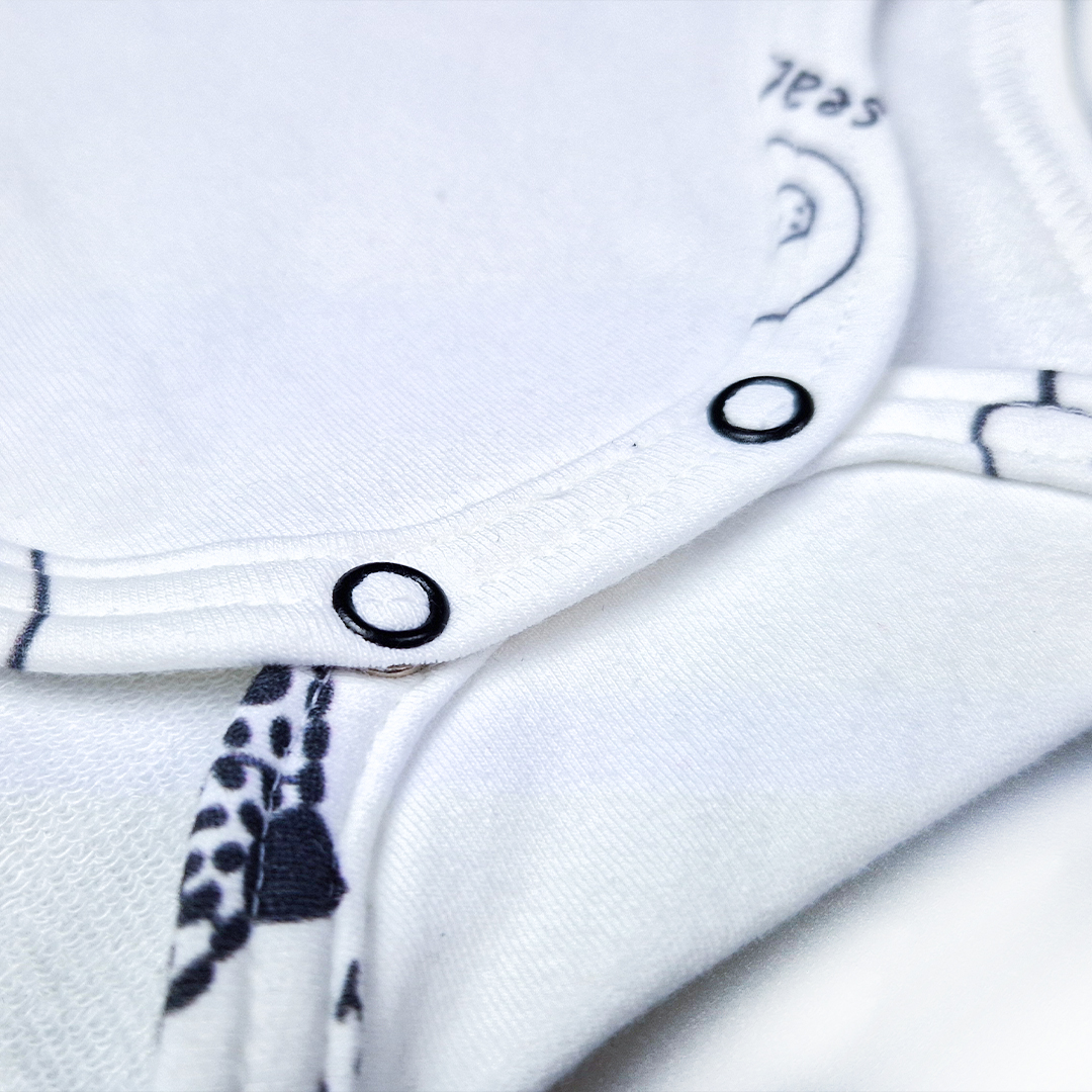 Body smyk obrázek TISK Outlast® - bílá/bílá zvířátka 74