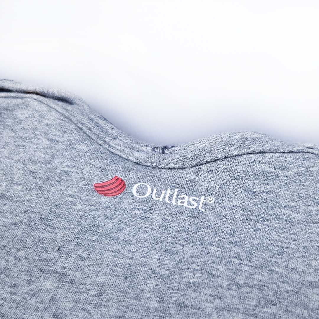 Body smyk obrázek TISK Outlast® - šedý melír/šedý melír zvířátka 74