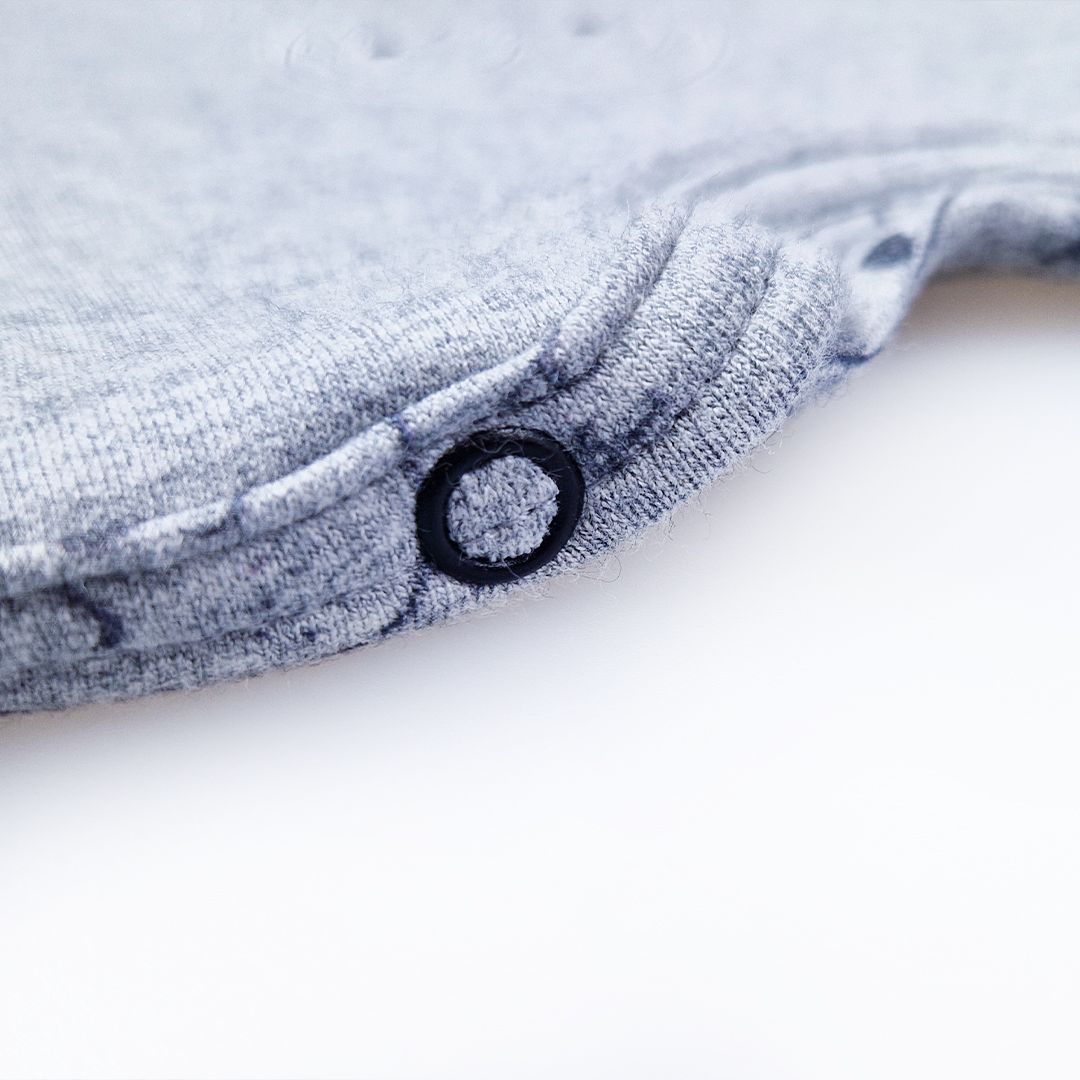 Body smyk obrázek TISK Outlast® - šedý melír/šedý melír zvířátka 74