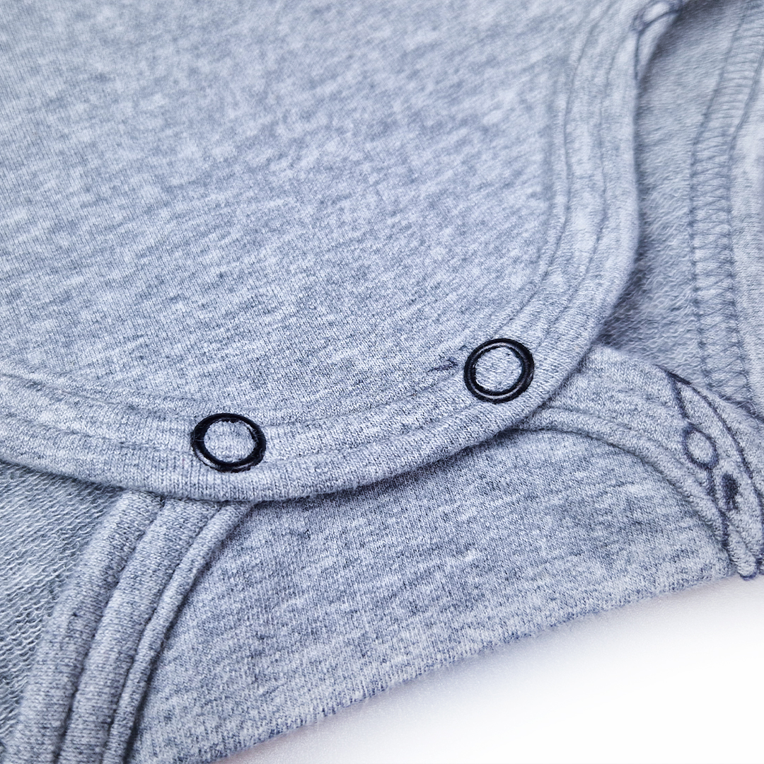 Body smyk obrázek TISK Outlast® - šedý melír/šedý melír zvířátka 74