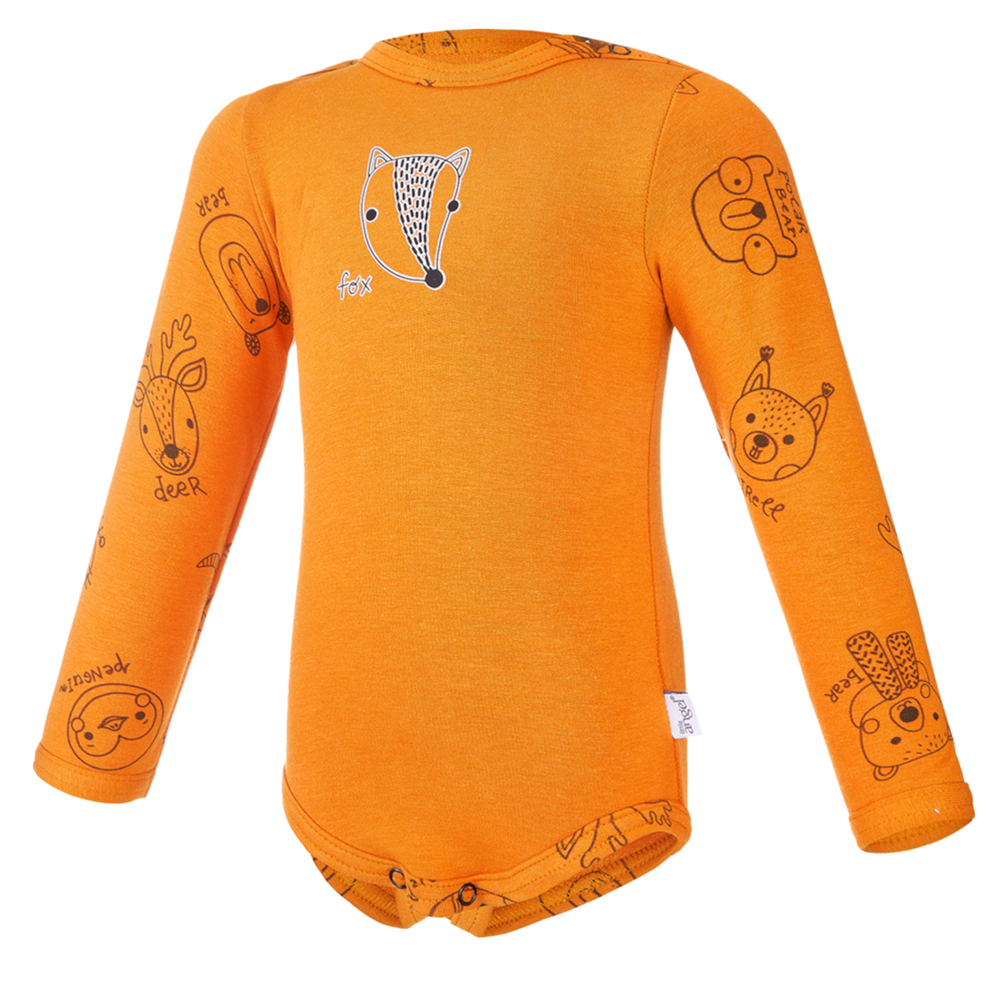 Body smyk obrázek TISK Outlast® - medová/medová zvířátka 62