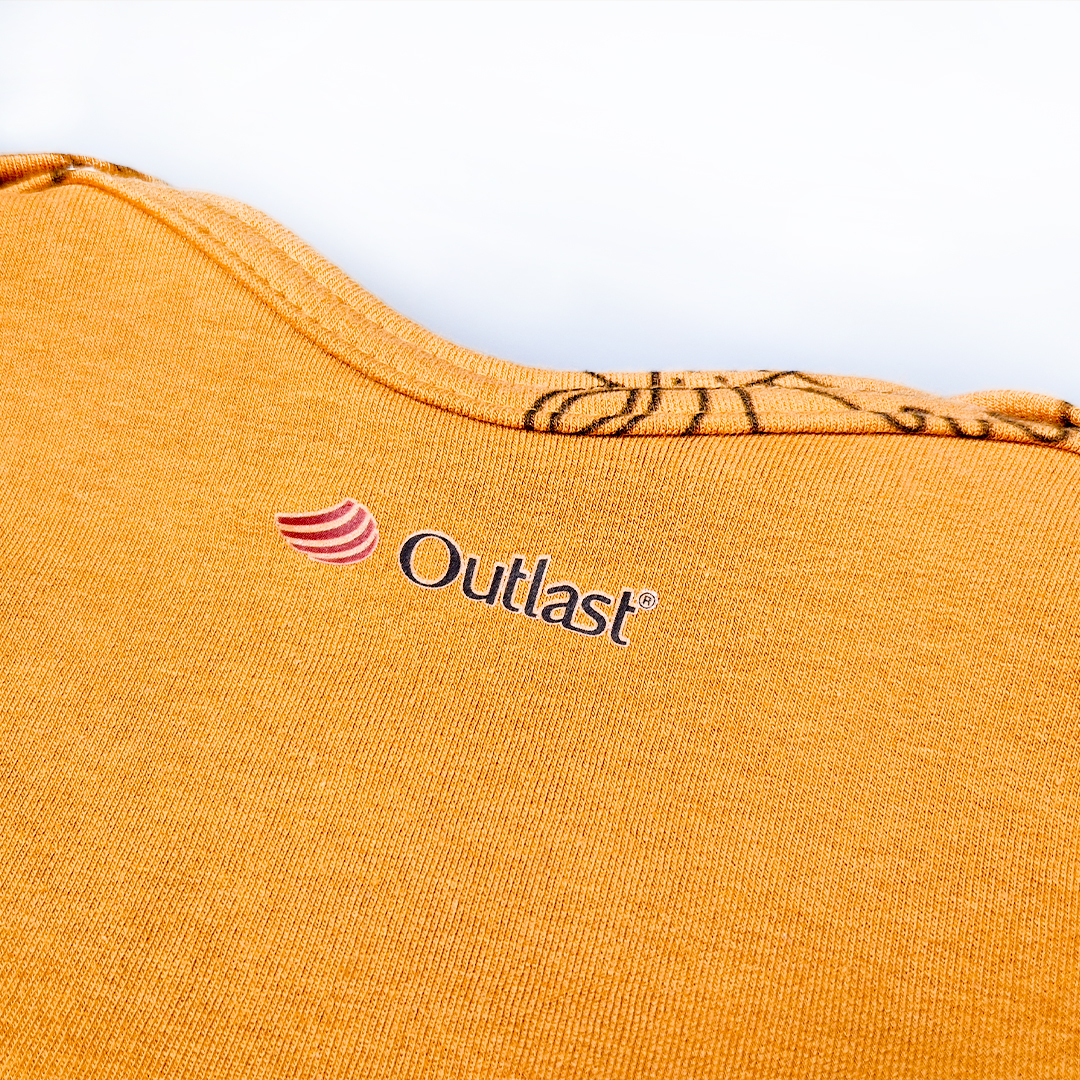 Body smyk obrázek TISK Outlast® - medová/medová zvířátka 62