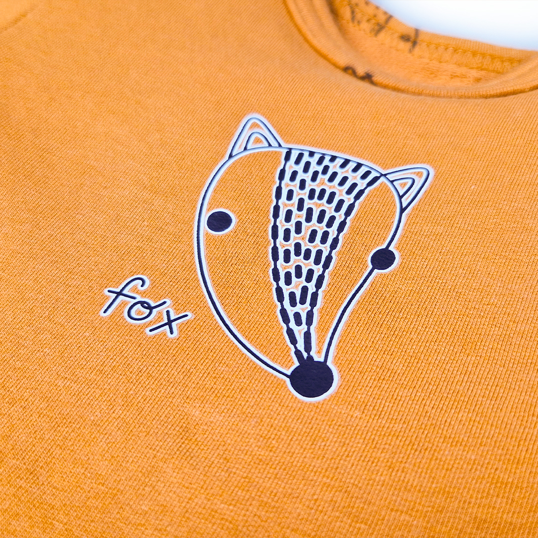 Body smyk obrázek TISK Outlast® - medová/medová zvířátka 62