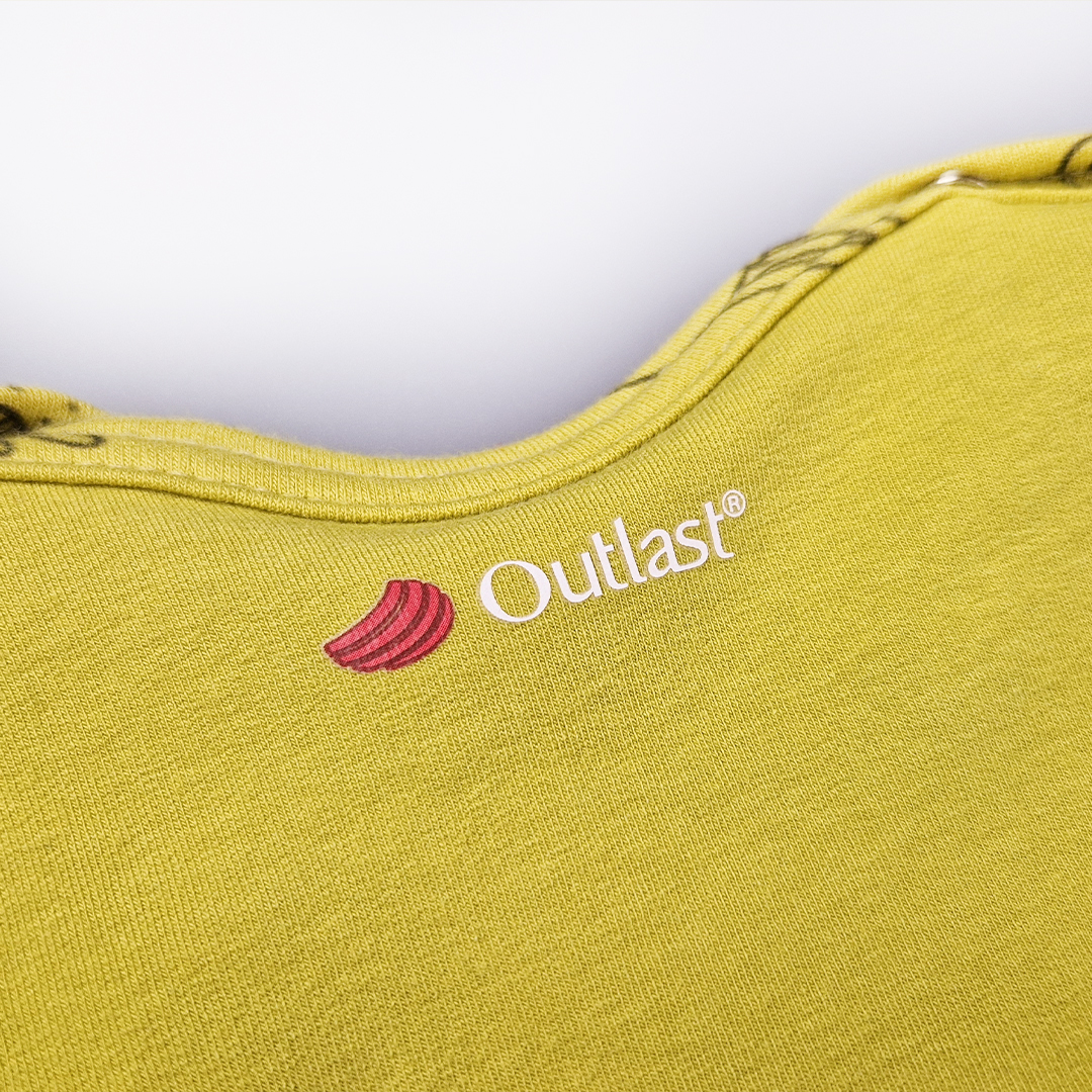 Body smyk obrázek TISK Outlast® - žlutozelená/žlutozelená zvířátka 92