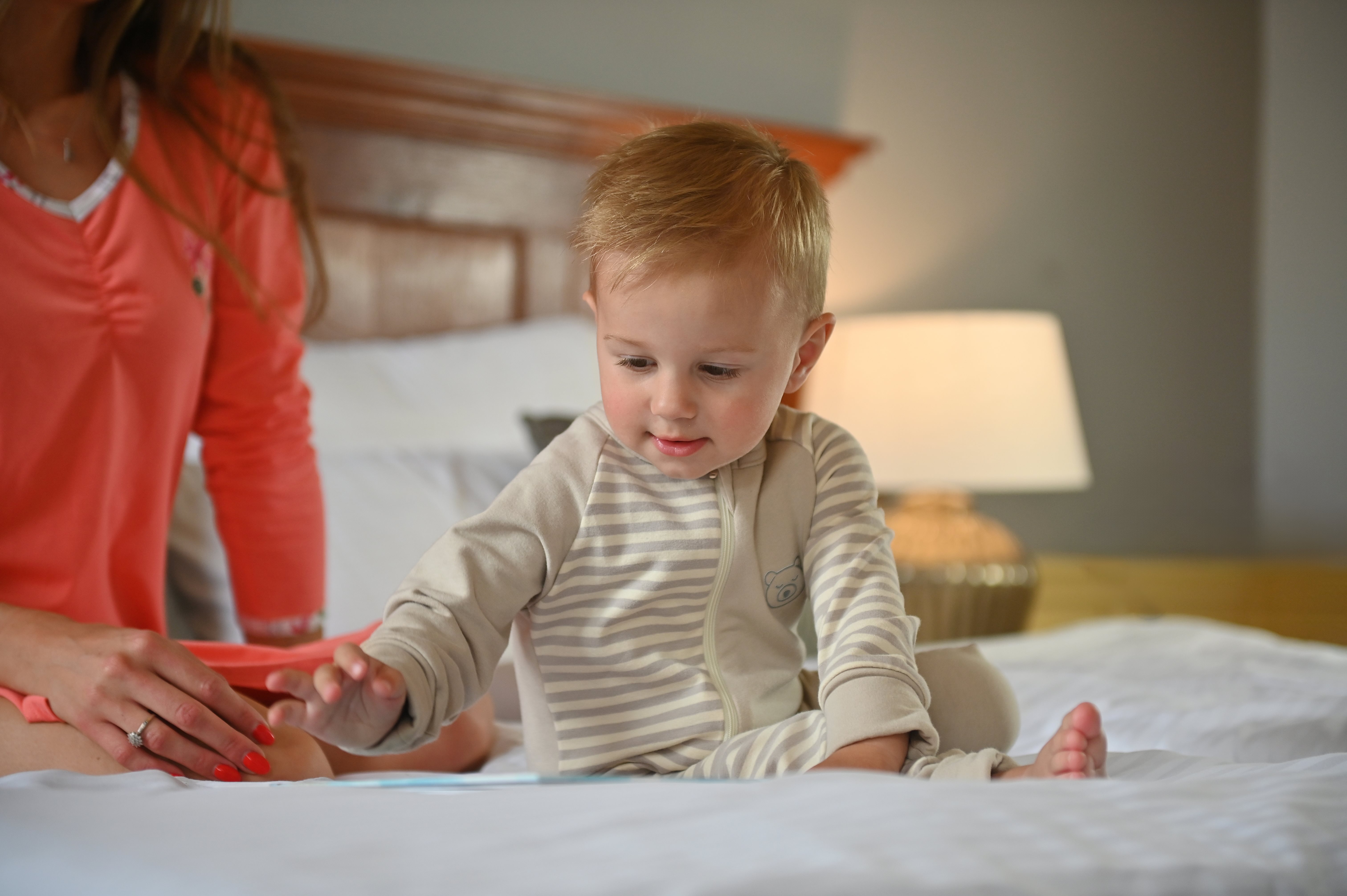 Overal smyk DR lemy Outlast® - latte/pruh bílá káva 104