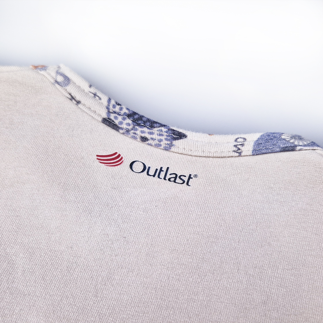 Tričko smyk DR obrázek TISK Outlast® - latte/latte zvířátka 104