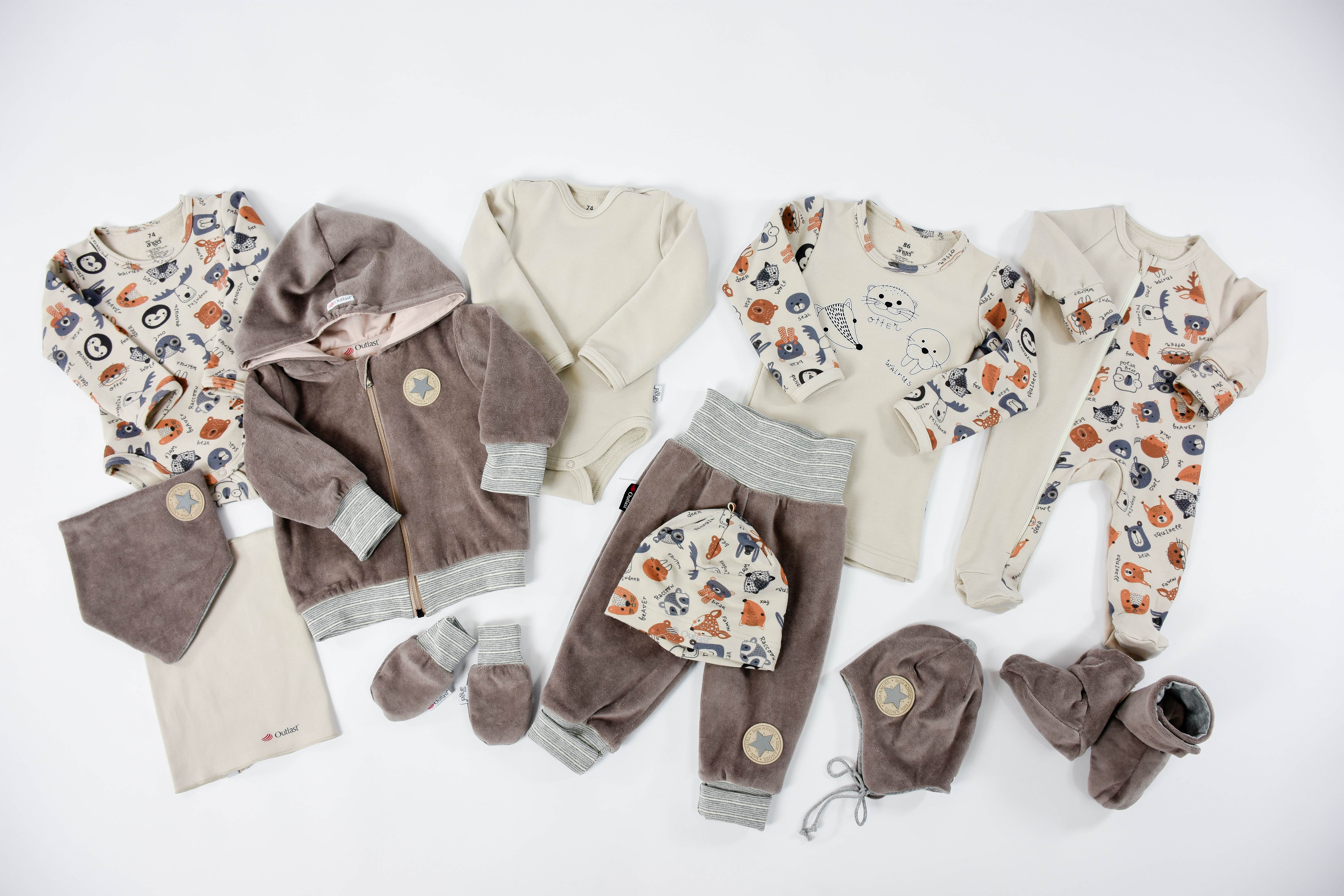 Tričko smyk DR obrázek TISK Outlast® - latte/latte zvířátka 104