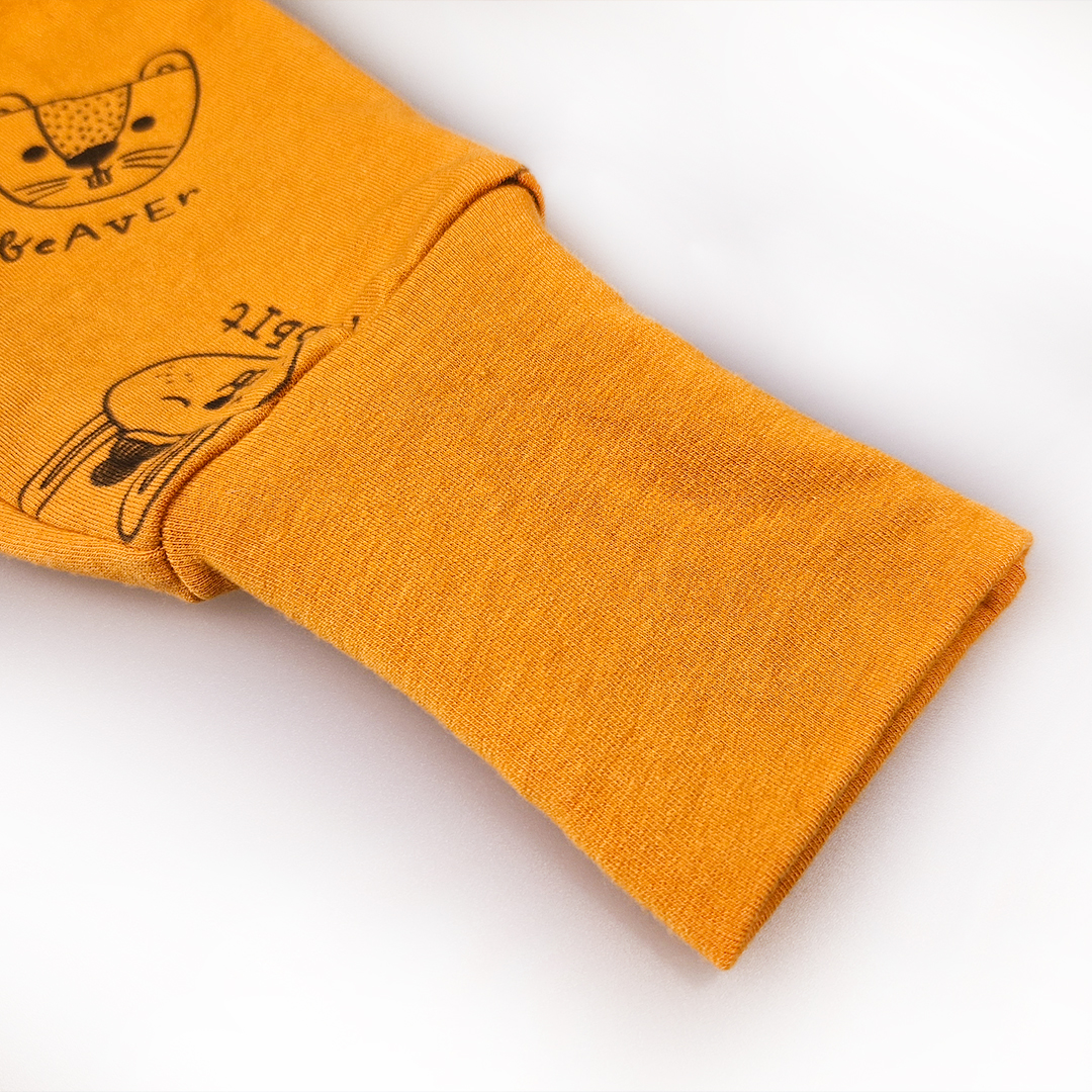 Tepláky smyk TISK Outlast® - medová zvířátka 86