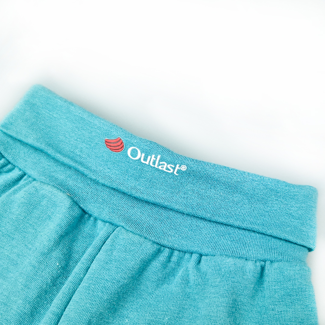 Tepláky smyk Outlast® - tm.tyrkys 68