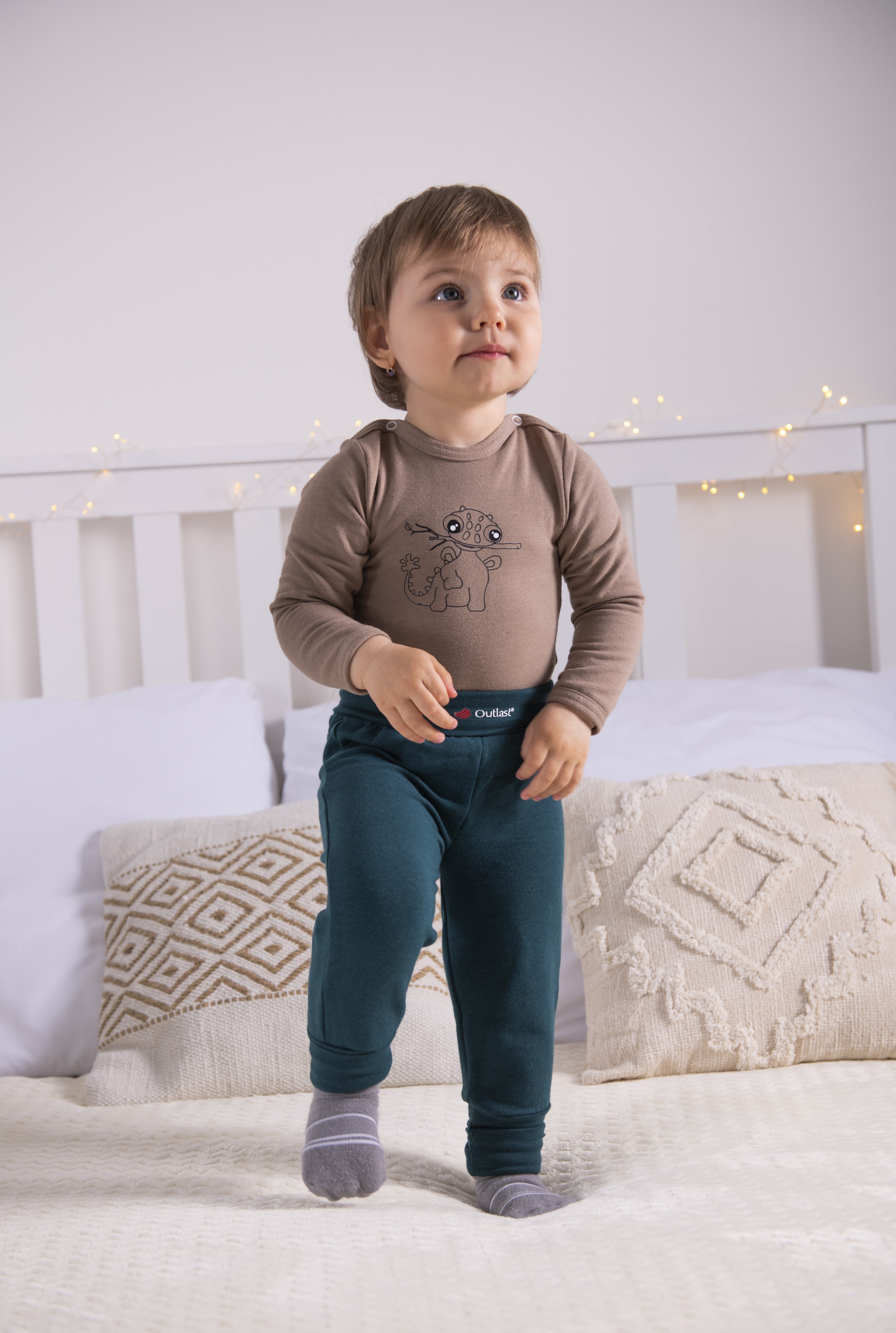 Tepláky smyk Outlast® - tm.smaragd 80