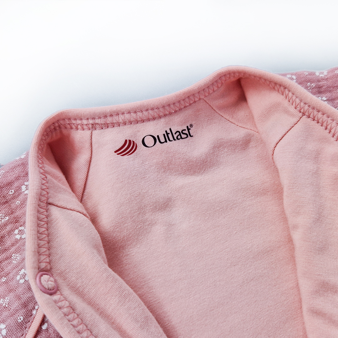 Kabátek podšitý Outlast® - starorůžová kytičky/sv.broskvová 56