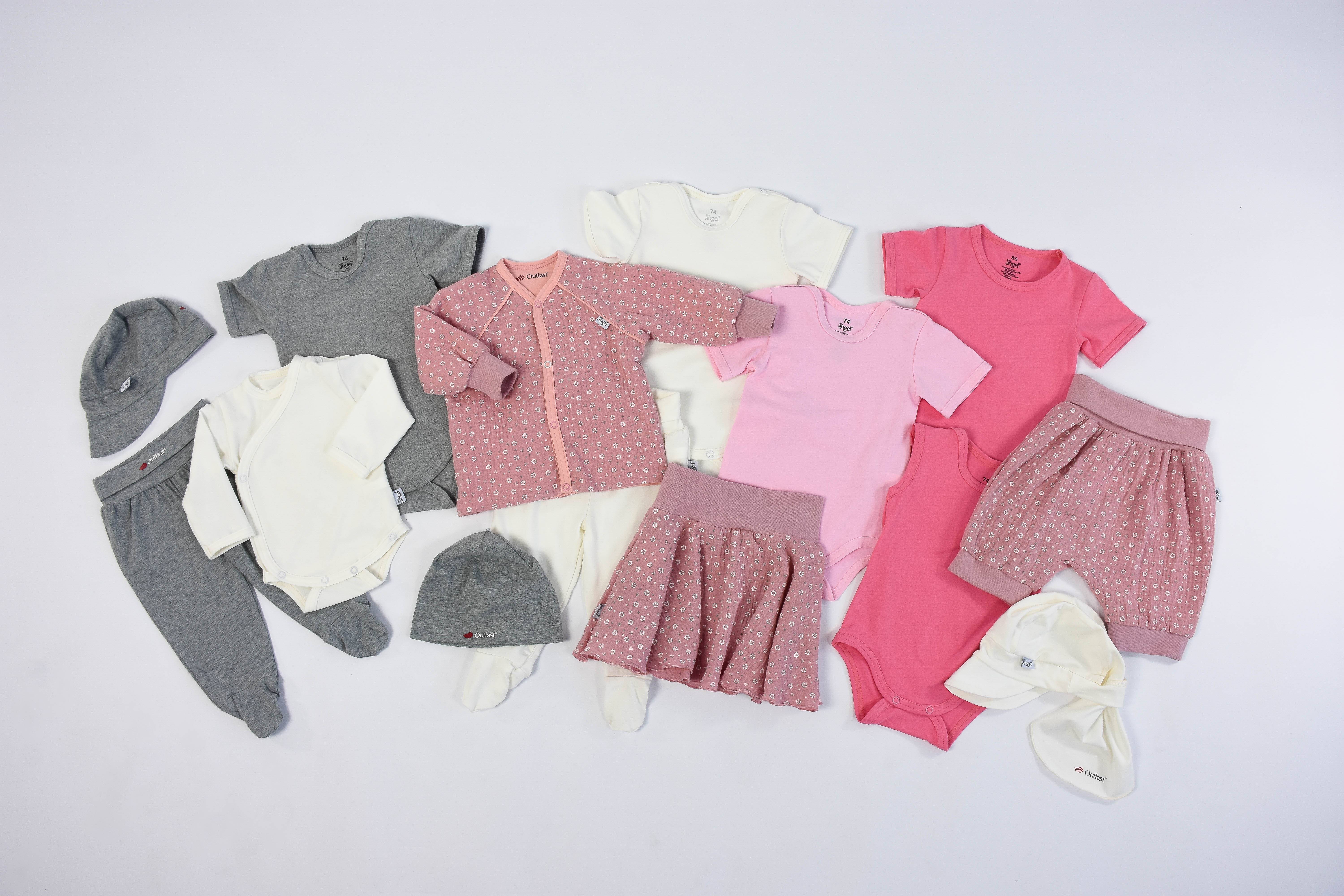 Šortky tenké harémky - starorůžová kytičky 104