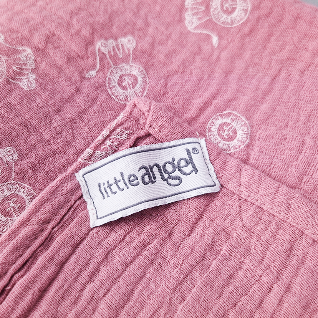 Deka osuška mušelín - sv.růžová