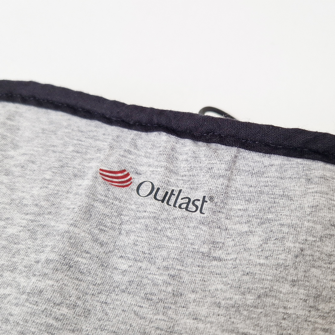 Podložka do kočárku Outlast® - šedý melír UNI