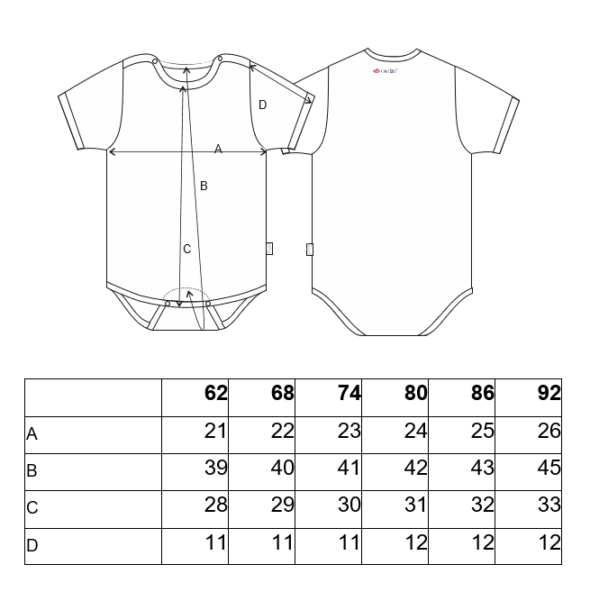 Body tenké TISK KR Outlast® - růžová baby 74