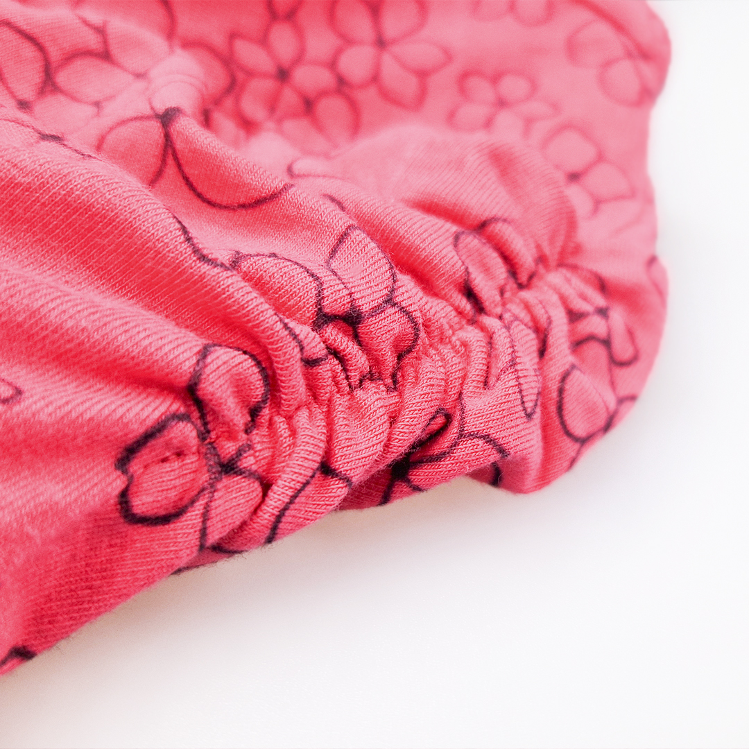 Tričko dívčí tenké TISK KR Outlast® - jahodová kytičky 128