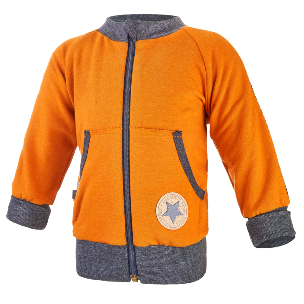 Mikina smyk rozepínací Outlast® - medová 74