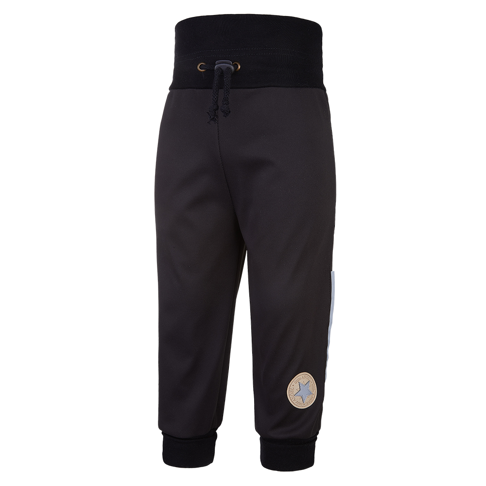 Kalhoty softshell STRETCH náplet - černá 86