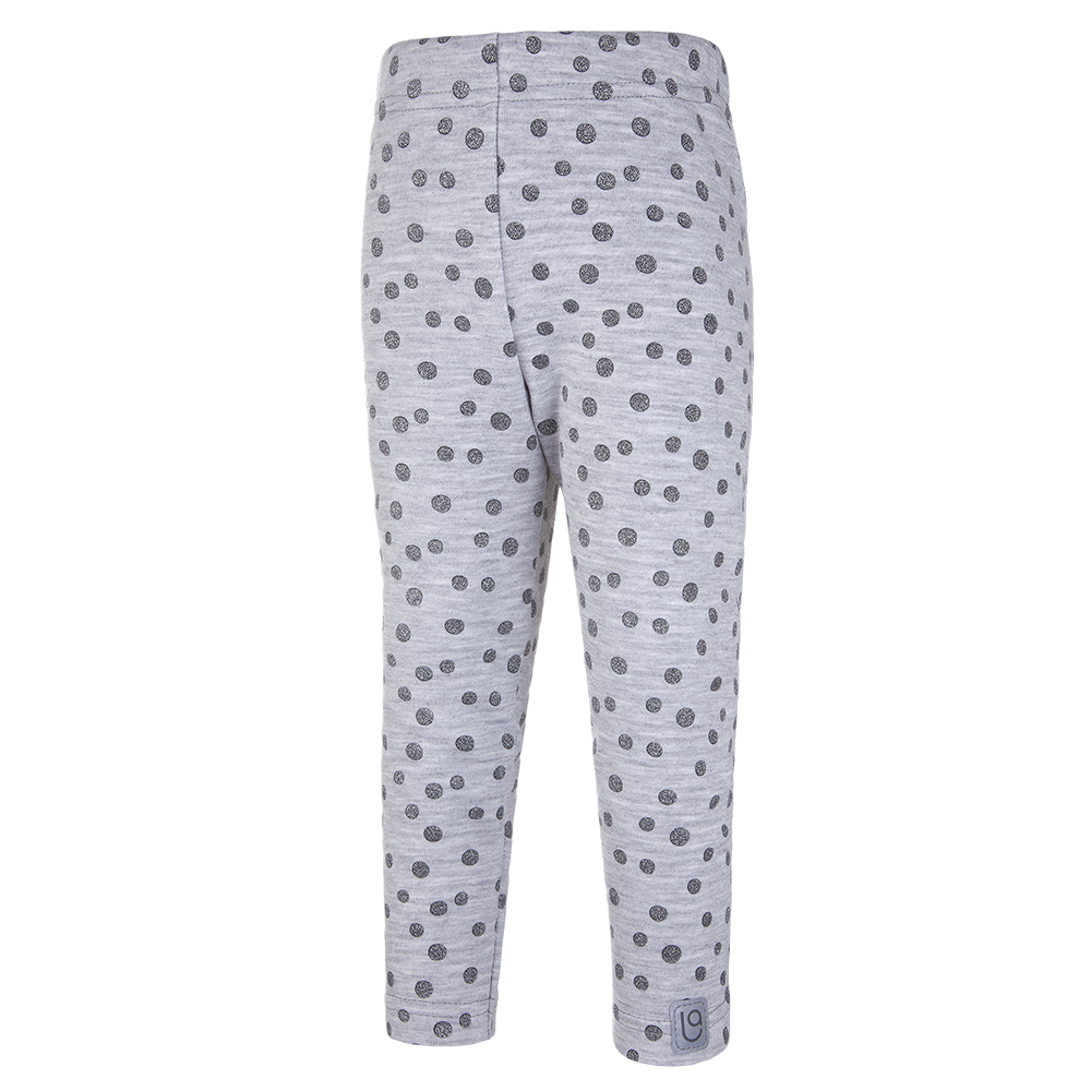 Legíny lesk - šedý melír šedý puntík 86