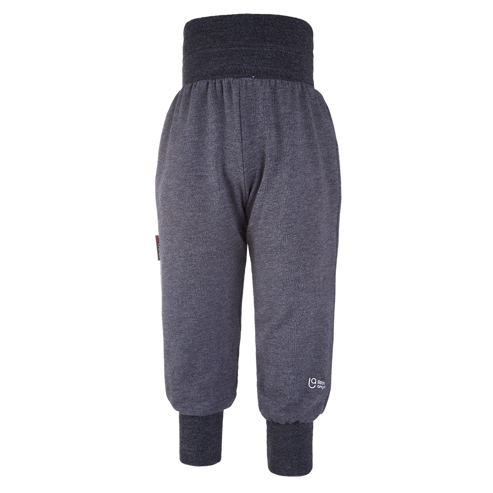 Tepláky smyk Outlast® - tm.šedý melír 110