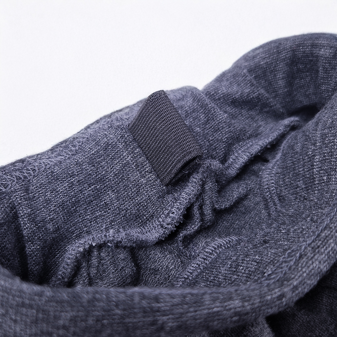 Tepláky smyk Outlast® - tm.šedý melír 110