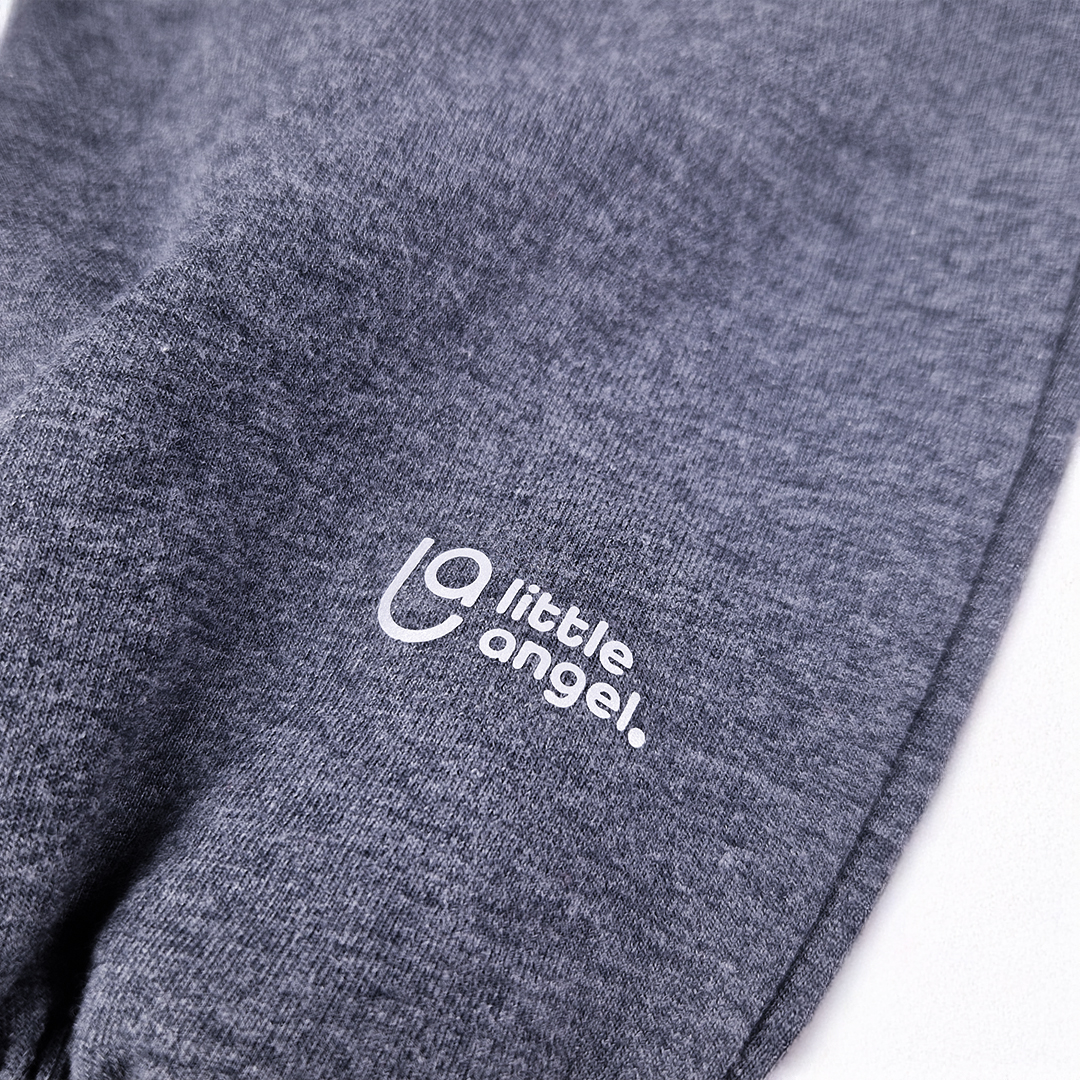 Tepláky smyk Outlast® - tm.šedý melír 110