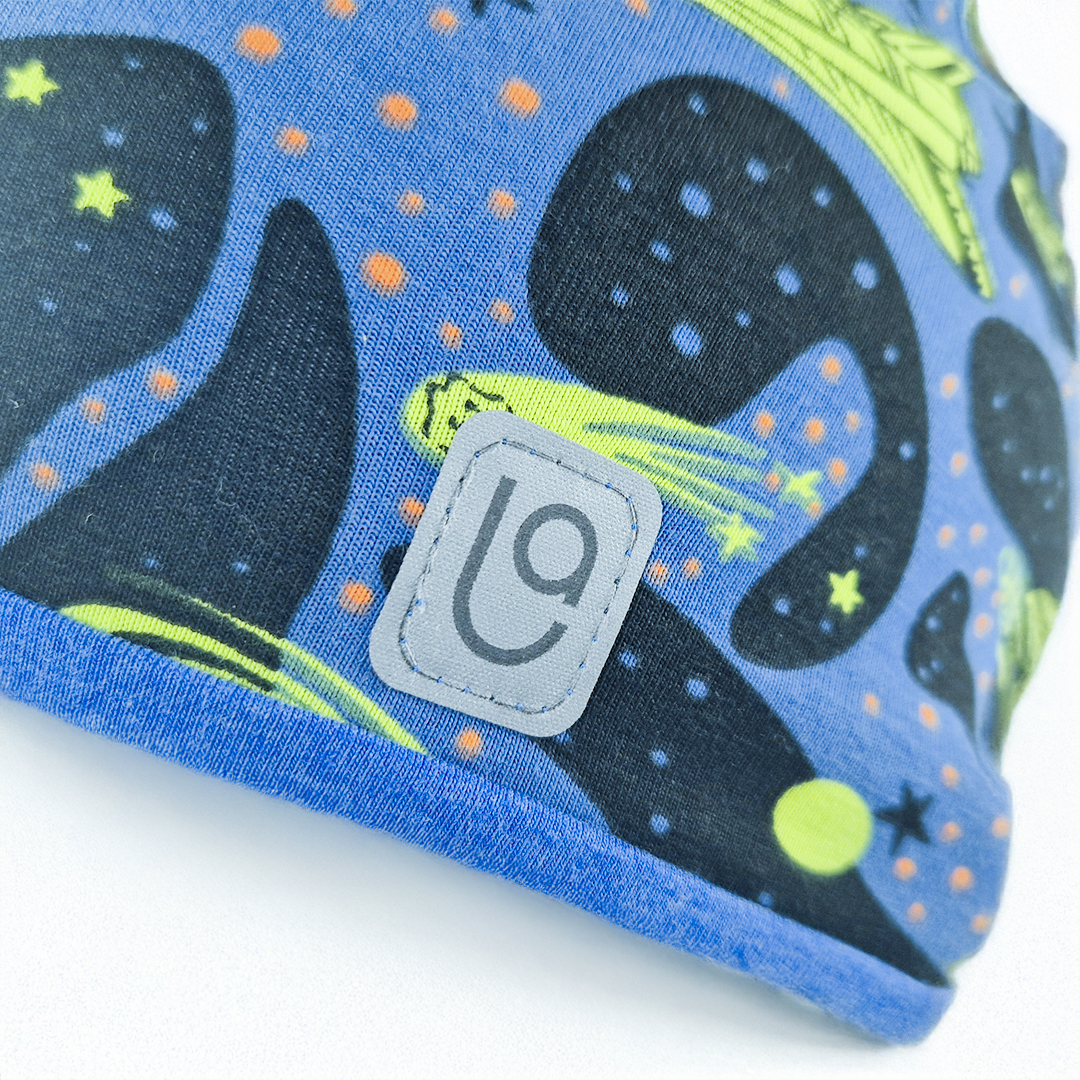 Čepice podšitá Outlast® - rakety/modrý melír 4 | 45-48 cm