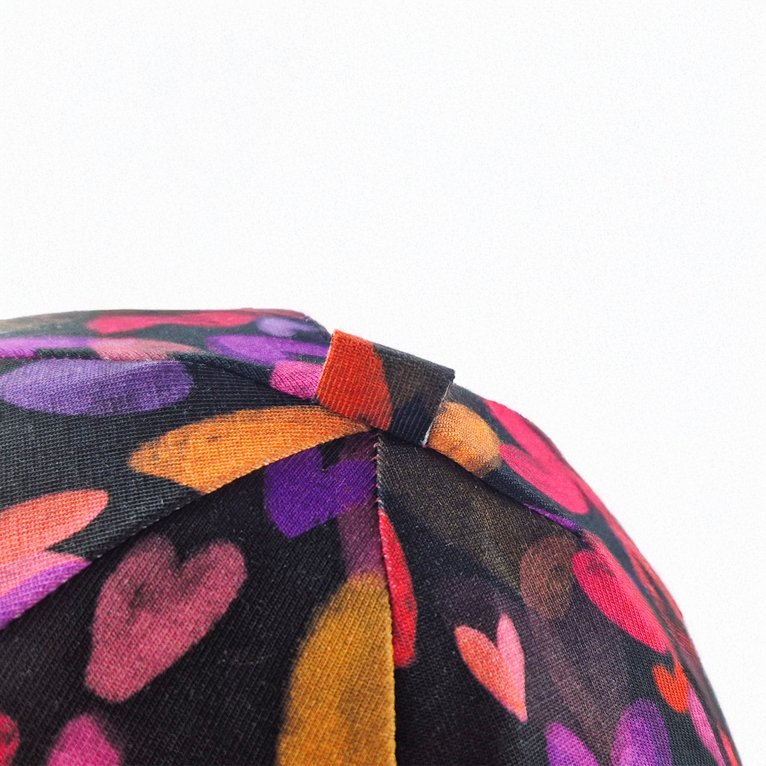 Čepice podšitá Outlast® - srdce/scarlet 3 | 42-44 cm